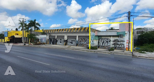 Bodega En Venta, 2 Frentes 750 M2, Av. López Portillo, Sm 94, Cancún.