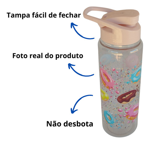 Garrafa De Agua Para Corrida Treino Academia Escola Trabalho