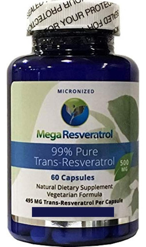 Mega Resveratrol 60 Cápsulas - Uni - Unidad A $7198