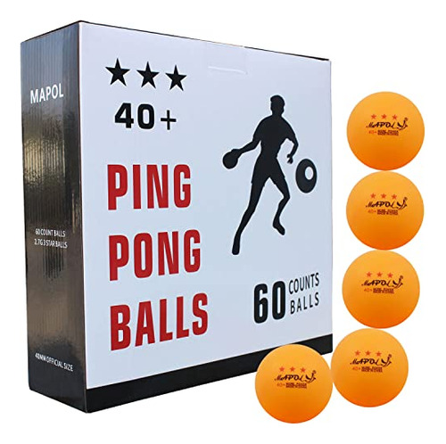 Pelotas De Ping Pong Mapol Advanced P De 60 Unidades, Juego