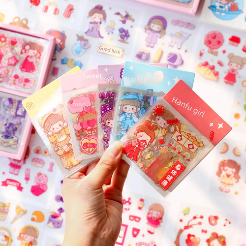 Kaka Sauce-starry Sky - Cute Cartoon Sticker Set For