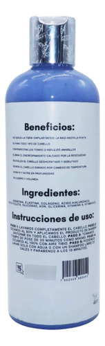 Revitalizador Capilar Matizador Violeta 500ml Repara Y Nutre