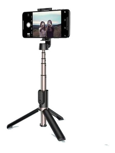 Selfie Bluetooth Com Controle & Tripé Da Rock