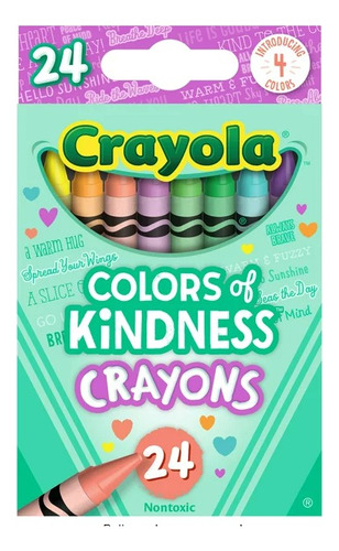 Crayones Crayola 24 Pz Para Niñas Y Niños