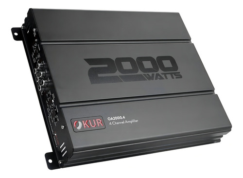 Okur Oa2000.4 2000w de 4 canais por amplificador Db Drive, cor preta