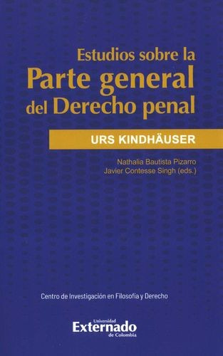 Libro Estudios Sobre La Parte General Del Derecho Penal