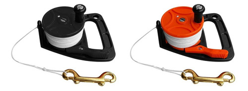 1 Piece De Carrete De Seguridad Con Cuerda Y Hebilla Naranja