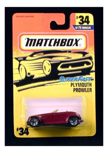 Matchbox Plymouth Prowler Purple Superfast Series 5j9ux