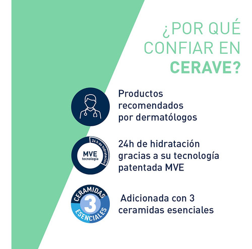 Gel Limpiador Espumoso Cerave Piel Normal A Grasa 236 Ml