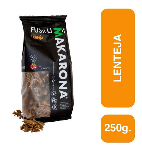 Fusilli Lenteja Makarona 250g