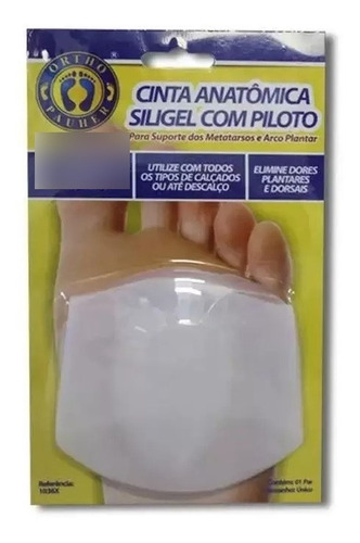 Suporte Anatômico Para Arco Plantar Com Piloto Siligel