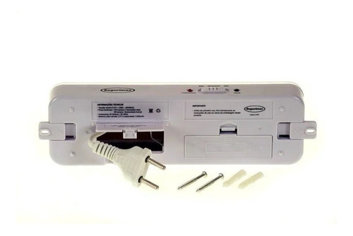 Kit 10 Luminária Luz De Emergência 30 Leds Lampada Segurimax