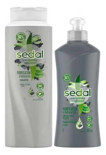 Pack Sedal Purificación Shampoo + Crema Para Peinar