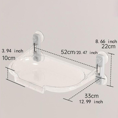 Hamaca Para Gatos Con Ventana Para Gatos, Con Ventosa