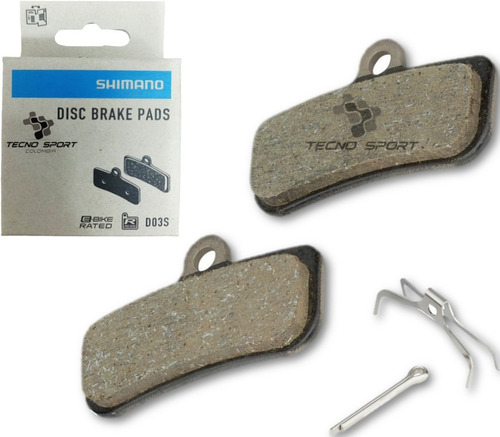 Imagen 1 de 6 de Pastilla Freno Shimano D03s Xtr Xt Slx 4 Pistones Bicicleta