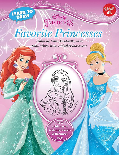 Disney Princess: Cómo Dibujar Princesas (inglés). Importado.