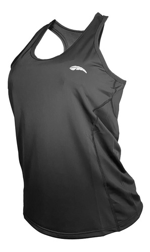 Musculosa Deportiva Dry Fit Space Black Femenina Charrua