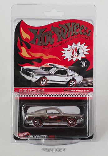 Custom Ford Mustang Hot Wheels Rlc Red Line Club Collectorss