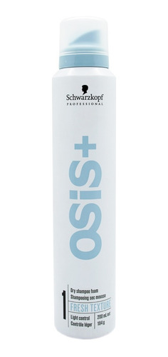 Schwarzkopf Osis+ Fresh Texture Shampoo Seco Mousse 200ml 6c