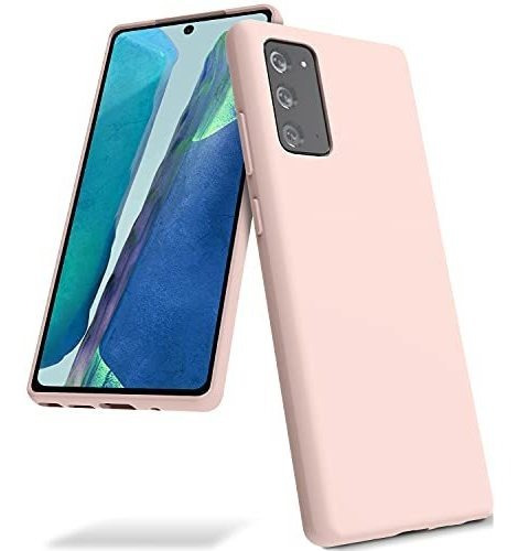 Funda De Silicona Para Samsung Note 20 Pink Sand 