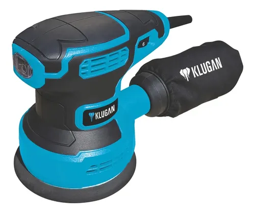 Lijadora Roto Orbital 125 Mm Klugan Lro-350 350w Con Lijas + Recolector de Polvo