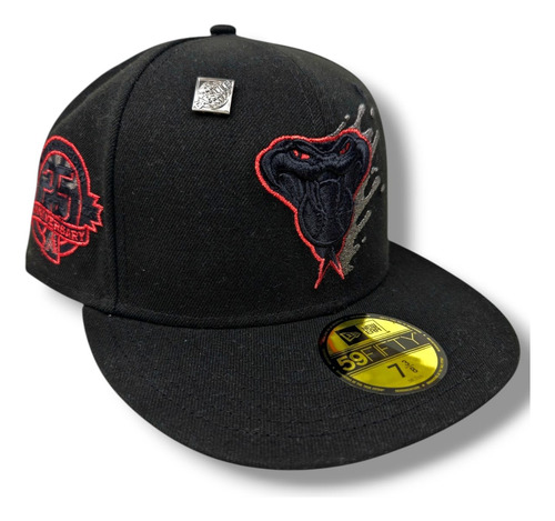 Gorra New Era Dbacks Capsule Exclusiva Conmemorativa Negro/rojo 7 3/8 Diamond Backs