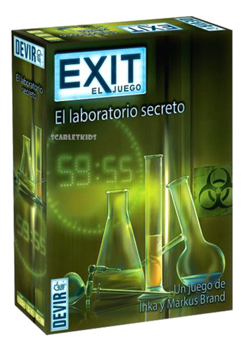 Exit Devir Varios Modelos Sala De Escape Juego Mesa Scarlet