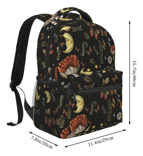 Mochila Academia Oscura Moremohome, Mochila De Hongos, Para