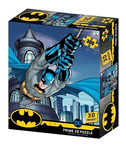 Puzzle Rompecabeza 300 Pzs Prime 3d Batman Soaring Dc Comics