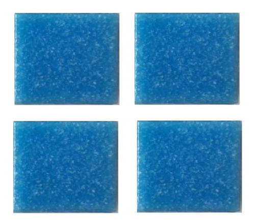 Caja Mosaico Para Alberca Azul Caribe Cancun Diamond 2x2 Cm