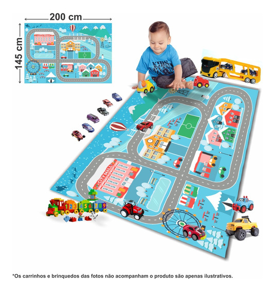 Pista Para Hot Wheels Cidade P/ Carrinhos Tp01 Grande