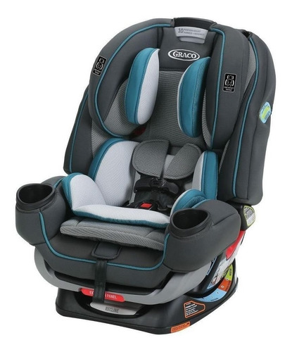 Cadeira infantil para carro Graco 4Ever Extend2fit 4-in-1 seaton
