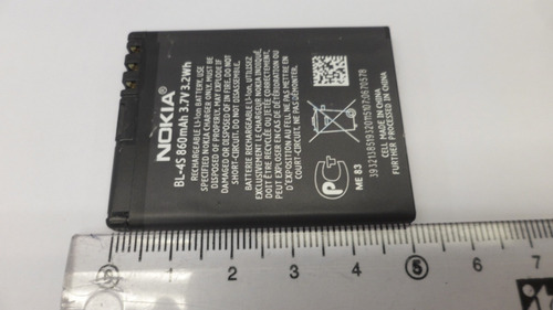 Imagen 3 de 8 de Bateria Nokia Original Bl-4s 7100 X3-02 860mah (2011) E2061