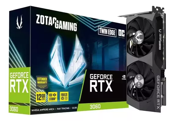 Zotac Tarjeta Gráfica Geforce Rtx 3060 Twin Edge Oc 12gb