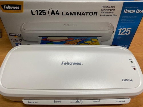 Termolaminadora, Plastificadora Fellowes L125