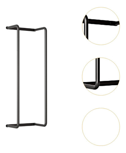 Rack De Toallas De Metal Organizador De Baño Fácil