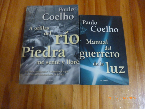 A Orillas Del Rìo Piedra/ Manual Guerrero De Luz,  Coelho 