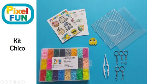 Kit Chico Hamabeads 3,600 (+1000) Piezas Y Accesorios