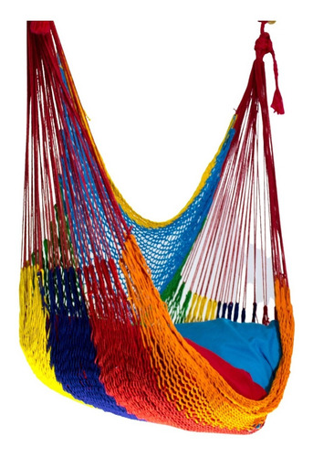 Silla Hamaca Colgante En Columpio Huevo Multicolor