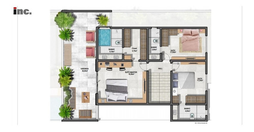 Imagem 5 de 6 de Casa Contemporânea À Construir - Vivendas Do Sol - 3 Suítes + Loft. - Viv.sol-q - 69408022