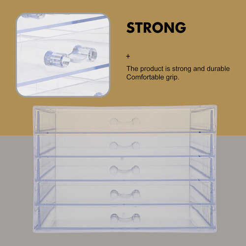 Caja De Almacenamiento De Uñas Transparente Para Manicura