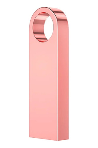 Pendrive 8gb Moderno Llavero Metalizado Dorado Rosa Plata