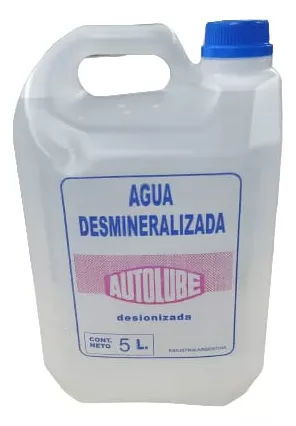 Agua Destilada Desmineralizada X 5 Litros - Parat