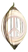 Comprar Wind Spinners\u002F Móvil De Viento ~ Paz ~ 20cm Acero Inox