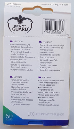 Ultimate Guard Supreme Ux Micas Standard Size Pink - Rosa