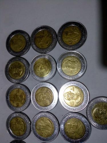 Coleccion $5, Revolucion - Independencia, Completa, 37 Pzas (Usado)