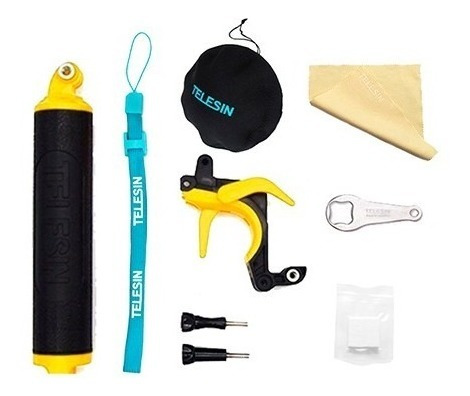 Dome Port Hero 5/6/7 Telesin Para Gopro