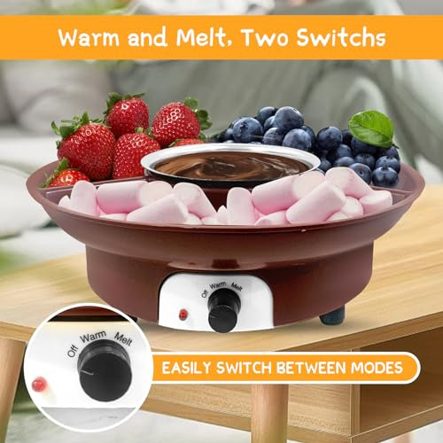 Set Eléctrico Para Fondue Melting Pot De Chocolate
