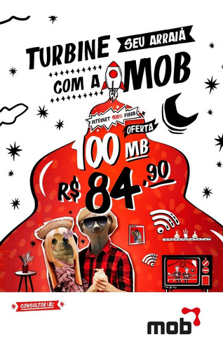 Imagem 1 de 4 de Internet 100% Fibra