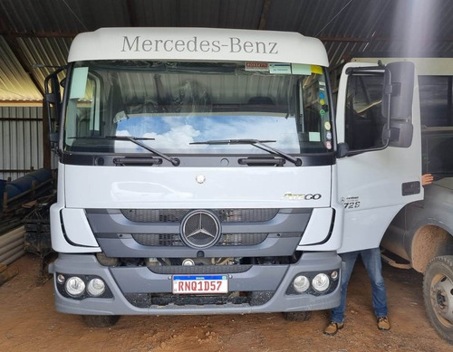 Imagem 5 de 15 de Mercedes-benz Atego 1726 Ano 2021 Caçamba Km 2.010